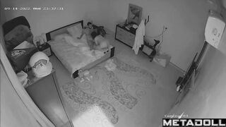 Naked Danish brunette MILF gets fucked in her sleep hidden cam