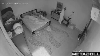 Naked Danish brunette MILF gets fucked in her sleep hidden cam