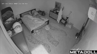 Naked Danish brunette MILF gets fucked in her sleep hidden cam