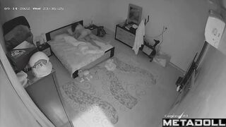 Naked Danish brunette MILF gets fucked in her sleep hidden cam