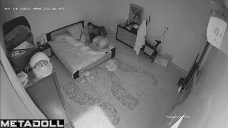 Naked Danish brunette MILF gets fucked in her sleep hidden cam