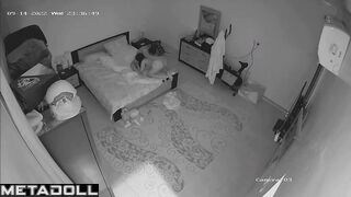 Naked Danish brunette MILF gets fucked in her sleep hidden cam