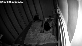 Swedish new couple fuck brutally in their bed spy cam