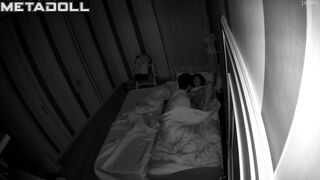 Naughty naked New Zealander brunette step-mom fucks with an old man spy cam record