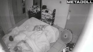 Busty blonde mom fingers in her bed online