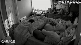 Portuguese newly married couple fuck on their bed hard spy cam