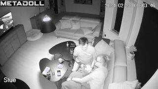 Real amateur couple fuck wildly in their bed recording