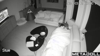 Amazing amateur Romanian couple fuck in a hotel on vacation hidden IP camera