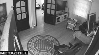 My girlfriend's amazing parents having sex on their bed hard real spy cam