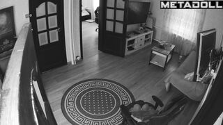 My girlfriend's amazing parents having sex on their bed hard real spy cam
