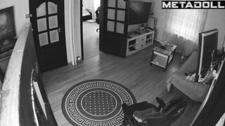 My girlfriend's amazing parents having sex on their bed hard real spy cam