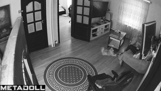 My girlfriend's amazing parents having sex on their bed hard real spy cam