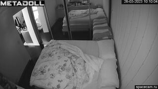 My Norwegian parents fuck on their bed hard spy cam record