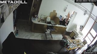 New couple fuck wildly in their bed