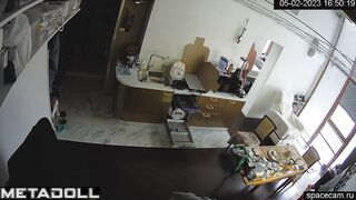New couple fuck wildly in their bed