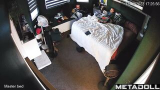 Single redhead step-mom is recorded masturbating real spy cam