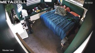 Innocent redhead aunt has squirting orgasms while masturbating spy cam