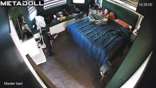Innocent redhead aunt has squirting orgasms while masturbating spy cam