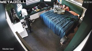 Innocent redhead aunt has squirting orgasms while masturbating spy cam