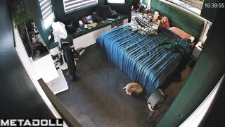 Innocent redhead aunt has squirting orgasms while masturbating spy cam