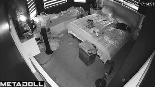 Georgeouse redhead mother rubs her pussy while watching porn compilation