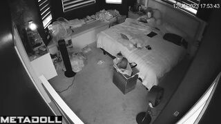 Georgeouse redhead mother rubs her pussy while watching porn compilation