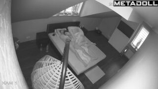 Amazing ass Swedish brunette MILF gets cum inside her pussy hidden IP cam