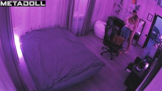 Big ass Estonian redhead wife sucks old cock and got cum hidden IP cam