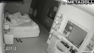 Brazilian married couple fucks in their bed