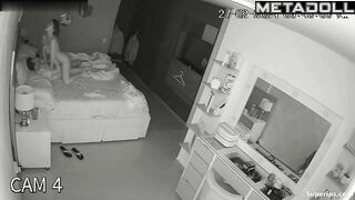 Brazilian married couple fucks in their bed
