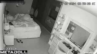 Brazilian married couple fucks in their bed