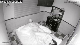 Chubby woman is fucked with her eyes closed