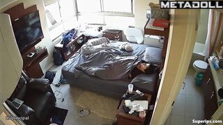 Fat Latina masturbates watching porn