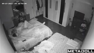 Blonde BBW woman gets fucked on her bed