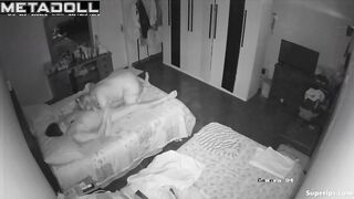 Blonde BBW woman gets fucked on her bed