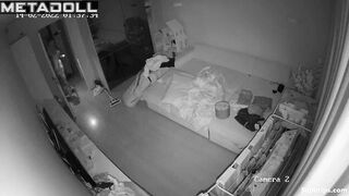 Naughty mom masturbates while watching porn