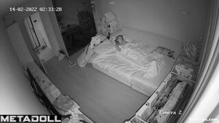 Naughty mom masturbates while watching porn