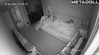 Naughty mom masturbates while watching porn