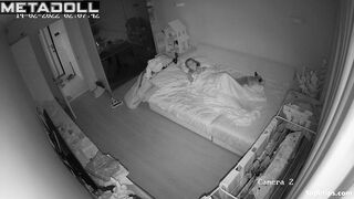 Naughty mom masturbates while watching porn