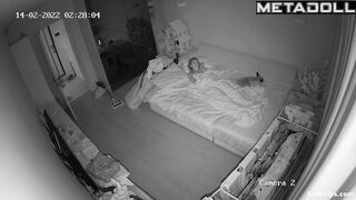 Naughty mom masturbates while watching porn