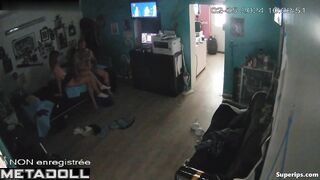 French man fucks in his tattoo studio