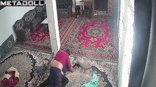 Old Persian blonde step-mom gets fucked in her sleep hidden IP cam