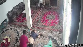 Old Persian blonde step-mom gets fucked in her sleep hidden IP cam