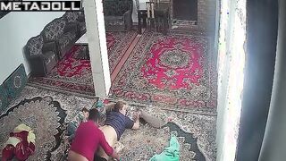 Old Persian blonde step-mom gets fucked in her sleep hidden IP cam