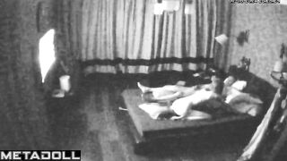 Dirty couple having sex brutally in their bed recording