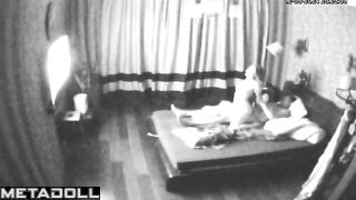Dirty couple having sex brutally in their bed recording