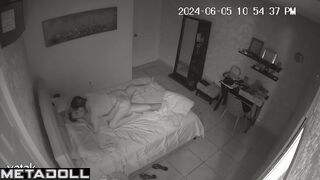 Horny Irish brunette wife gives her husband a blowjob spy cam record