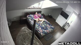 Naked Irish doctor is masturbating while watching porn with a sex toys