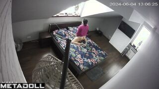 Naked Irish doctor is masturbating while watching porn with a sex toys