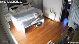 Gorgeous British Milf gets dressed in her room
